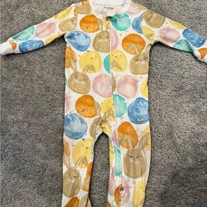 Burt's Bees Baby Multicolor Footed One Piece